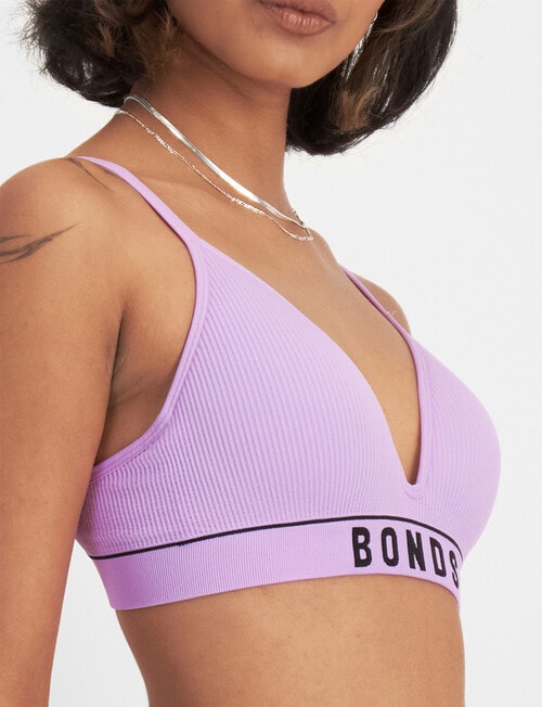 Bonds Retro Rib Wire Free Bra, Mermazing product photo View 02 L