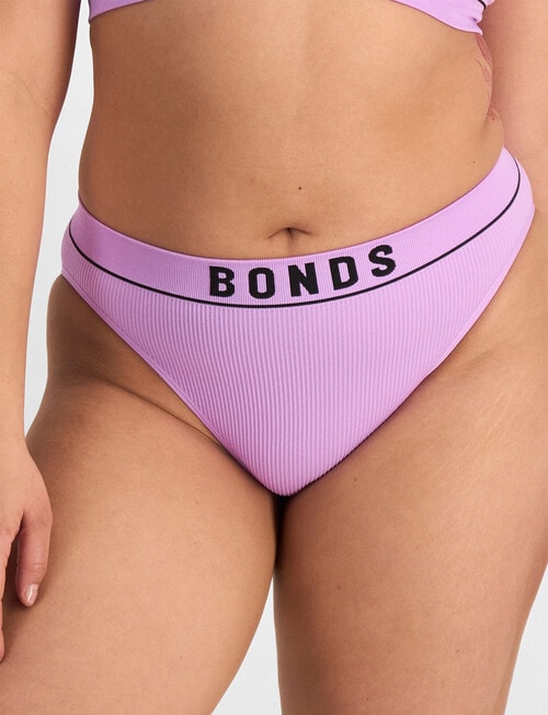 Bonds Retro Rib Hi Cut Brief, Mermazing product photo