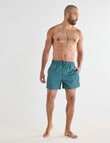 Gasoline Plain Swimshort, Green product photo View 03 S