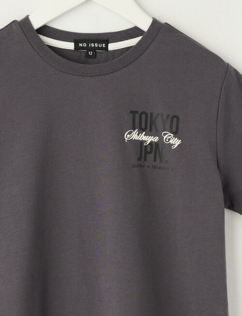 No Issue Japan Photo Short Sleeve Tee, Overcast product photo View 03 L