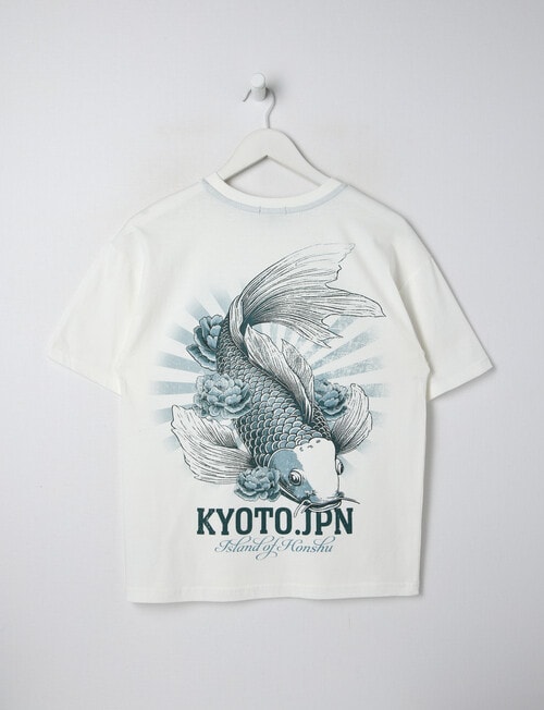 No Issue Kyoto Carpe Short Sleeve Tee, Rice product photo View 02 L
