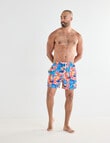 Gasoline Paradiso Swimshort, Blue product photo View 03 S
