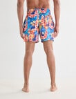 Gasoline Paradiso Swimshort, Blue product photo View 04 S