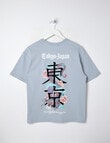 No Issue Tokyo Japan Short Sleeve Tee, Sky product photo View 02 S