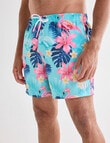 Gasoline Flamingo Swimshort, Seafoam product photo