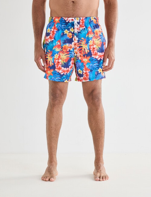 Gasoline Paradiso Swimshort, Blue product photo View 02 L