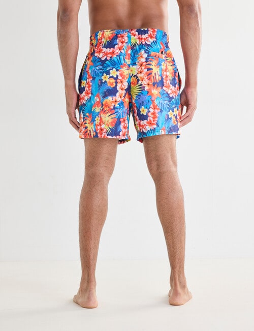 Gasoline Paradiso Swimshort, Blue product photo View 04 L