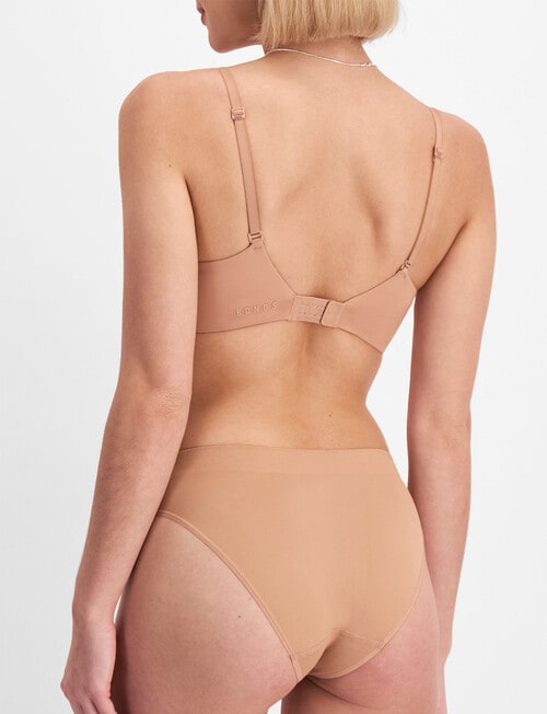 Bonds Bases Bikini Brief, Blush Latte product photo View 03 L