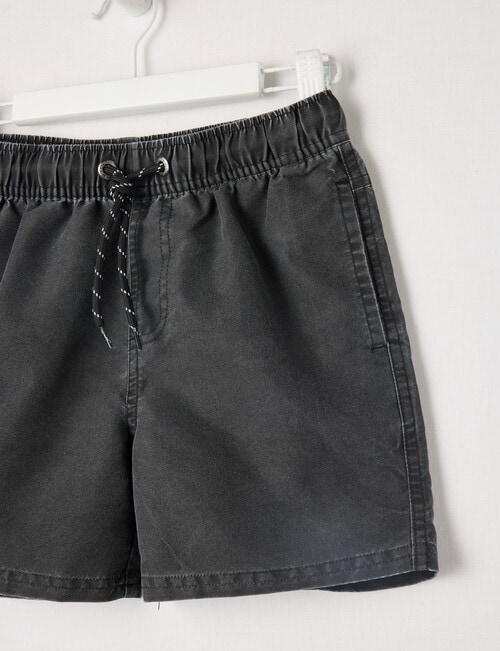 Mac & Ellie Acid Volley Short, Black product photo View 03 L