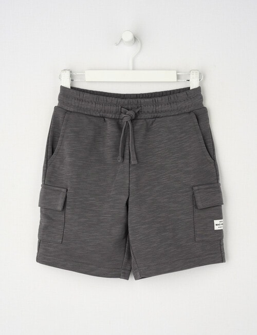 Mac & Ellie Cargo Knit Short, Dark Smoke product photo