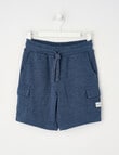 Mac & Ellie Cargo Knit Short, Dark Denim Marle product photo