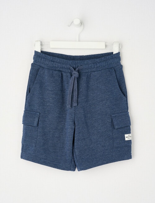 Mac & Ellie Cargo Knit Short, Dark Denim Marle product photo