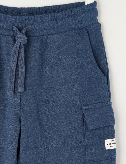 Mac & Ellie Cargo Knit Short, Dark Denim Marle product photo View 02 L