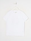 Mac & Ellie Deboss Digger Short Sleeve, White product photo