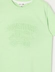 Mac & Ellie Deboss Digger Short Sleeve, Lime product photo View 02 S