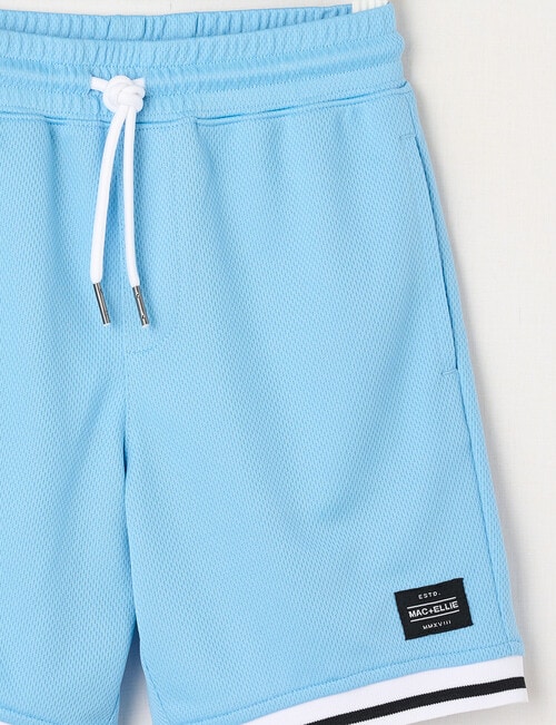 Mac & Ellie Basketball Knit Short, Blue product photo View 03 L