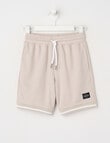 Mac & Ellie Basketball Knit Short, Stone product photo