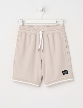 Mac & Ellie Basketball Knit Short, Stone product photo
