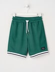 Mac & Ellie Basketball Knit Short, Green product photo