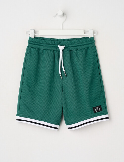 Mac & Ellie Basketball Knit Short, Green product photo