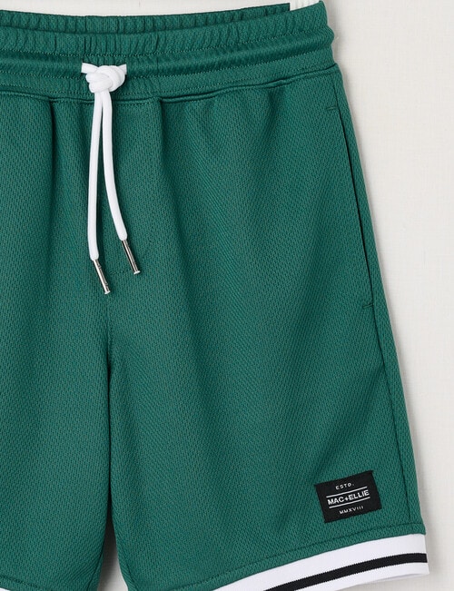 Mac & Ellie Basketball Knit Short, Green product photo View 03 L