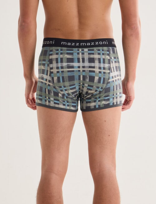 Mazzoni Open Front Print Trunk, 2-Pack, Check & Grey product photo View 03 L