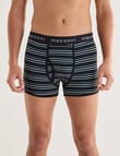 Mazzoni Open Front Stripe Trunk, 2-Pack, Sage Stripe & Plain Black product photo View 02 S