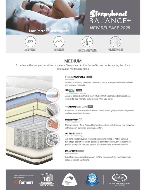 Sleepyhead Balance+ Medium Feel Bedset product photo View 04 L