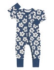 Bonds Wondersuit Mini Hibiscus Breeze Zippy, Blue product photo
