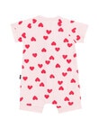 Bonds Mon Cheri Wondersuit Romper, Pink product photo View 02 S
