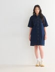 Denim Republic Shirt Dress, Rinse product photo View 07 S