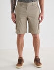 Kauri Trail Zip Cargo Shorts, Light Brown product photo