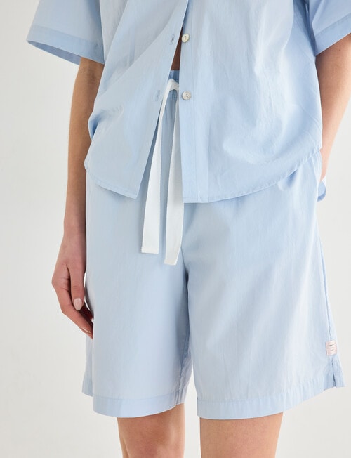 Mineral Sleep Bermuda Short PJ Set, Sky Blue product photo View 04 L