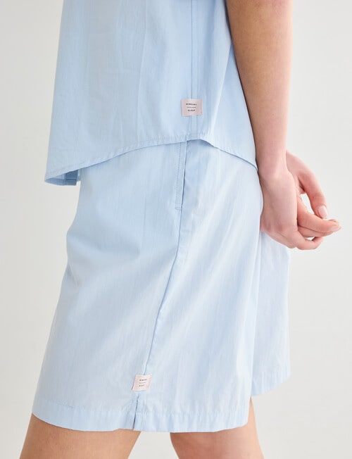 Mineral Sleep Bermuda Short PJ Set, Sky Blue product photo View 05 L