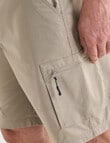 Kauri Trail Zip Cargo Shorts, Light Brown product photo View 04 S