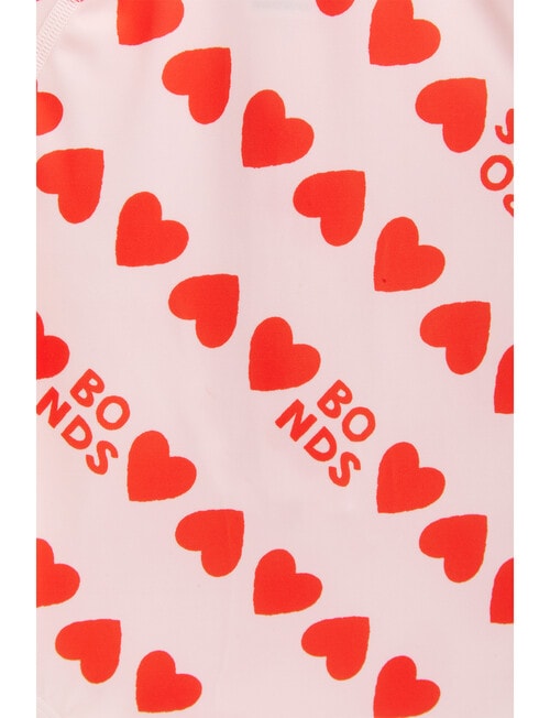 Bonds Swim Long-Sleeve Zip-Through Onepiece, Bonds Loves You product photo View 03 L