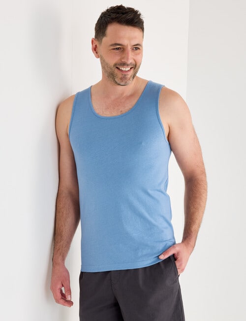 Chisel Ultimate Singlet, Sky Blue product photo