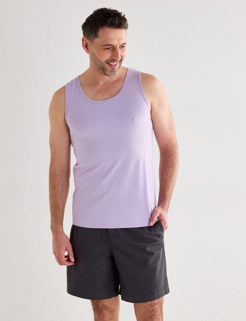 Chisel Ultimate Singlet, Mauve product photo View 04 L