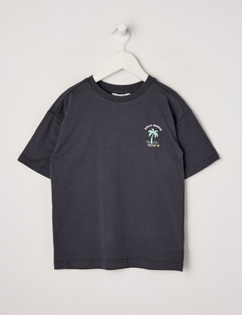 Mac & Ellie Sunny Days Short Sleeve Tee, Coal product photo