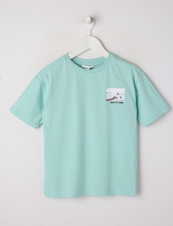 Mac & Ellie Surf Photo Short Sleeve Tee, Lake product photo
