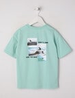 Mac & Ellie Surf Photo Short Sleeve Tee, Lake product photo View 02 S