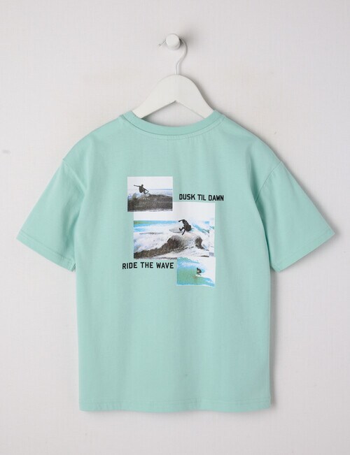 Mac & Ellie Surf Photo Short Sleeve Tee, Lake product photo View 02 L