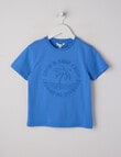 Mac & Ellie Deboss Palm Short Sleeve Tee, Sea product photo