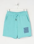 Mac & Ellie Good Vibes Knit Shorts, Seafoam product photo