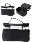 Tender Love + Carry PU Clear Top Vanity Bag, Black product photo