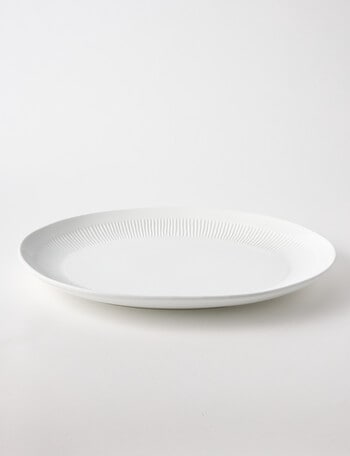 Bosa Mist Oval Serving Platter, 50cm, White product photo