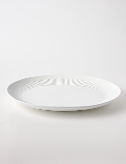 Bosa Mist Oval Serving Platter, 50cm, White product photo