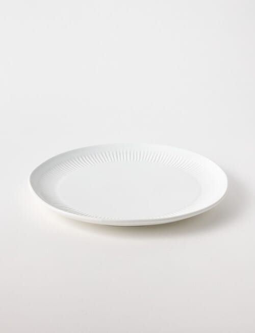 Bosa Mist Round Serving Platter, 33cm, White product photo