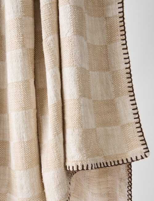 M&Co Chex Cotton Throw product photo View 03 L