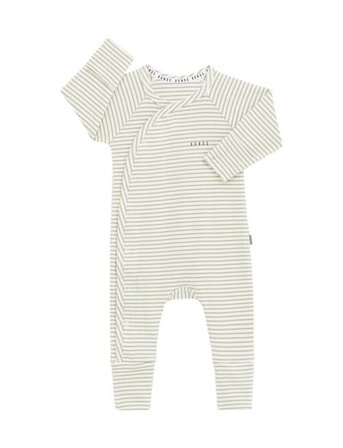 Bonds Newbies Rib Coverall, Hazy Skies & Marscapone product photo